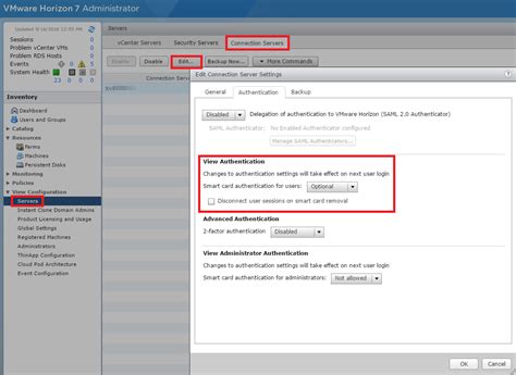 vmware view 6 smart card authentication|Known Issues with Smartcard Authentication and Horizon View .